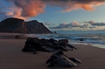 sunset, beach, rugged, twilight, coast, ocean, atlantic, stone, wild, cliff, 2012, portugal, photo