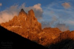 alpenglow, mountain, sunset, rugged, pale di san martino, san martino, dolomites, italy, 2011, photo
