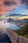 sunrise, cap, sea, coast, mountain, morning, mallorca, spain, 2011, Spain, photo