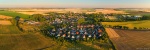 aerial, drone, brumby, sunset, golden hour, summer, from above, germany, 2019, Panoramas, photo