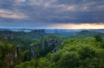 sunset, valley, summer, saxon switzerland, forest, mountain, view, germany, Favorite Landscape Photos after 10 Years, photo