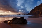 sunset, beach, rugged, twilight, coast, ocean, atlantic, stone, wild, cliff, 2012, portugal, Best Landscape Photos of 2012, photo