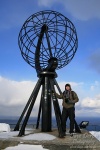 norway, mountains, person, selfie, north cape, photo