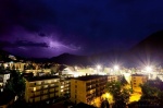 storm, lightning, mountain, night, davos, swiss, 2012, Cityscapes, photo
