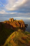 castle, highlands, sunset, cliff, clouds, scotland, 2014, Scotland, photo