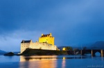 castle, highlands, blue hour, fjord, coast, mountain, scotland, 2014, Mensch und Natur Kalender Fotos, photo