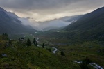 mountain, valles, sunset, fog, rain, clouds, mist, pass, swiss, 2012, Switzerland, photo