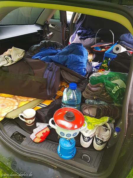 ford, mondeo, trunk, car, camping, germany, 2018, photo