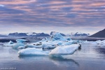 sunset, glacier, bay, ice, mountains, iceberg, iceland, 2016, Iceland, photo
