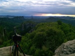 greetings from, mountain, forest, summer, view, saxon-switzerland, germany, 2014, Hunting the Light, photo