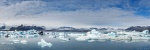 panorama, glacier, bay, ice, mountains, iceberg, iceland, 2016, Panoramas, photo