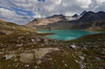 mountain, lake, alpine, rain, clouds, trail, pass, swiss, 2012, Switzerland, photo