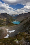 mountain, lake, alpine, trail, clouds, pass, swiss, 2012, Switzerland, photo