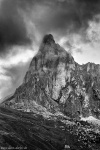rugged, peak, summit, pass, bnw, dolomites, italy, 2016, Italy, photo