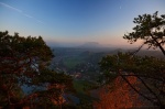sunset, autumn, saxony, saxon switzerland, germany, 2012, Stock Images Germany, photo