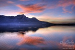 sunset, mondsee, lake, reflection, mountain, alpen, amazing, striking, light, soft, clouds, sky, colour, pink, austria, österreich, Austria, photo
