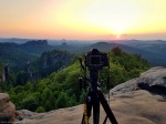 hunting the light, greetings from, saxon switzerland, mountain, hiking, germany, 2018, Heringstein - Mountain Bivouac, photo