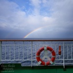 rainbow, ocean, norway, boat, sea, 2010, Stock Images Norway, photo