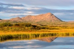 reflection, mirror, lake, mountain, golden hour, iceland, 2016, Iceland, photo