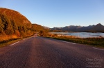 roadshot, road, sunset, mountain, lofoten, norway, 2013, Stock Images Norway, photo