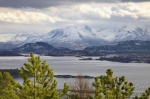 norway, fjord, mountain, snow, hurtigruten, Norway, photo
