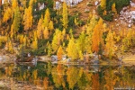 lake, alpine, autumn, mountains, boat, hut, dolomites, italy, 2018, Italy, photo
