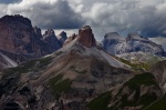 mountains, dolomites, clouds, rugged, hills, 2011, italy, Italy, photo