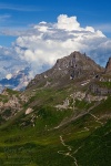 dolomites, mountain, storm, hiking, clouds, trail, 2011, italy, photo