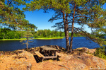 lake, forest, woods, summer, tree, place, view, summer, sweden, 2023, photo
