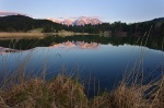 sunset, mountain, lake, alps, bavaria, alpenglow, reflection, germany, Stock Images Germany, photo