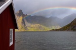 rainbow, norway, lofoten, fjord, mountain, reine, Favorite Landscape Photos after 10 Years, photo