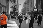 manhattan, skyscrapers, downtown, usa, new york city, new york, nyc, madison square garden, rush hour, NYC Street, photo