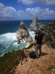 beach, cliff, rugged, atlantik, sea, ocean, ursa, selfie, portugal, 2012, Hunting the Light, photo