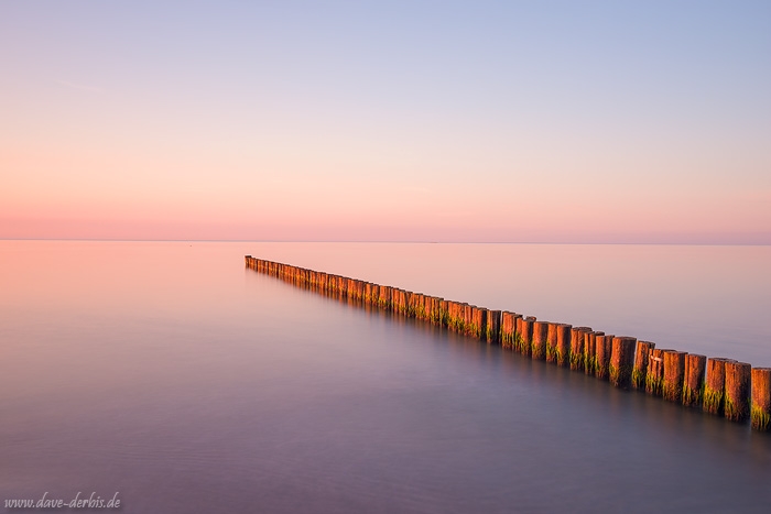sunset, beach, coast, baltic sea, pink, long exposure, germany, zingst, 2016, photo