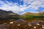lake, reflection, mountain, lake, summer, scotland, 2014, Scotland, photo