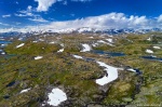 drone, mountains, aerial, jotunheimen, lake, glacier, fjellet, norway, 2019, Norway, photo