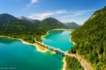 lake, mountains, bavaria, aerial, drone, forest, summer, germany, 2021, Best Landscape Photos of 2021, photo