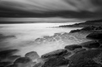 atlantic, coast, bnw, beach, ocean, stone, long exposure, portugal, praia, marcas, 2012, Portugal, photo