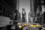 manhattan, skyscrapers, downtown, usa, new york city, new york, nyc, taxi, times square, photo