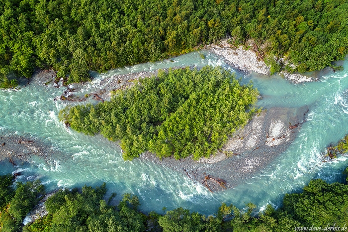 drone, island, river, abstract, cascade, forest, aerial, norway, 2019, photo