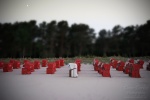 beach chairs, baltic sea, coast, beach, alone, among, strangers, strandkörbe, ostsee, λ, photo
