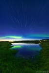 aurora, northern light, lake, reflection, night, sky, stars, iceland, 2018, Iceland, photo