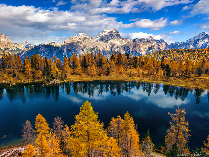 Autumn Paradise Photo autumn, foliage, mountains, lake, dolomites, fall, reflection, mirror, october, alps, italy, 2025, photo