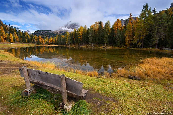 lake, reflection, autumn, fall, trees, view, bank, mountains, alpes, dolomites, italy, 2015, latest, photo
