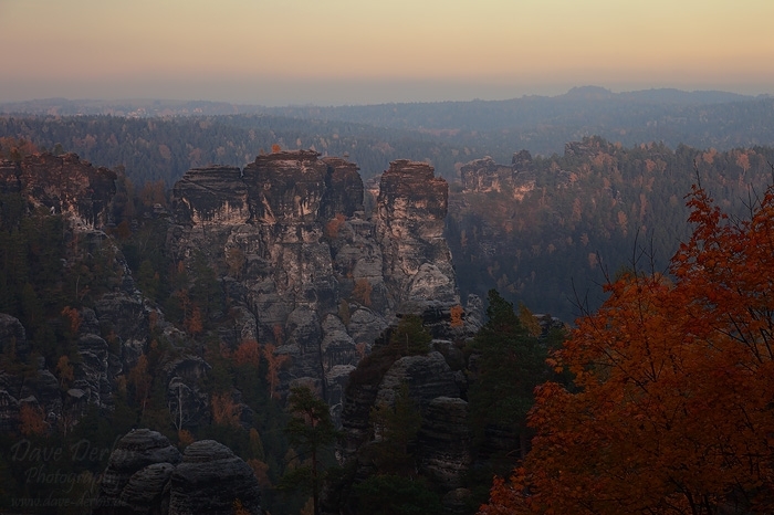 sunset, bastei, autumn, tree, germany, 2012, photo