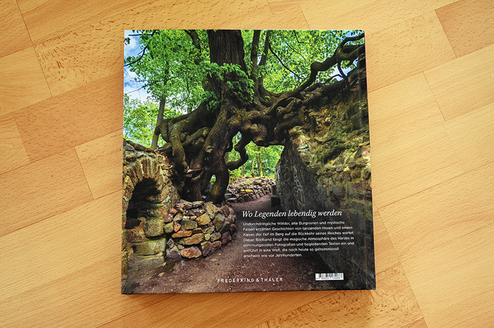 sagenhafter harz, book, coffeetable book, back, publication, 2024, photo