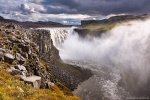 waterfall, falls, highlands, dettifoss, river, spray, fog, iceland, 2016, Iceland, photo