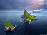 Drangarnir Sunset Photo drangarnir, tindholmur, island, mountain, sunset, north, arctic, faroe islands, 2025, The Great North, photo