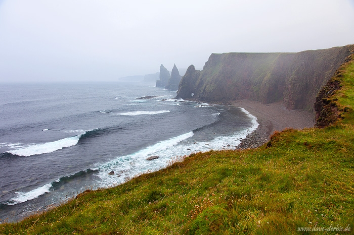 beach, cliff, rugged, ocean, wave, coast, scotland, 2014, photo