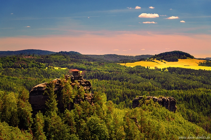 firewatch, tower, forest, valley, bohemian switzerland, czech republic, 2020, photo